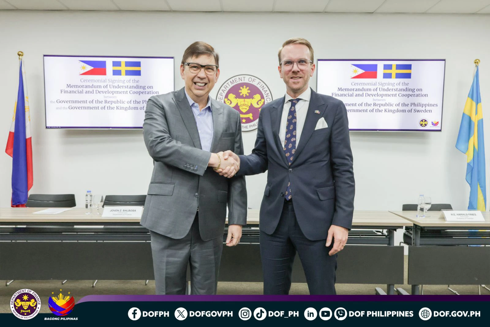 Read more about the article Recto on G2G partnership with Sweden: PH will have a greater opportunity to invest in more projects that matter most to Filipinos