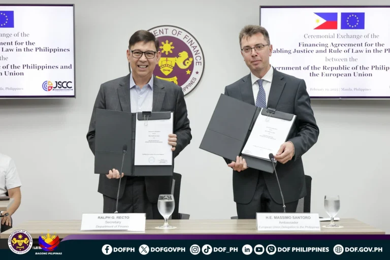 Read more about the article Recto secures EU grant to protect Filipinos’ rights to a responsive justice system, key to achieving economic security and prosperity